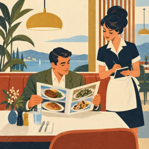 Tranh minh họa từ menu