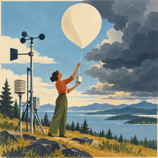 Tranh minh họa từ meteorology