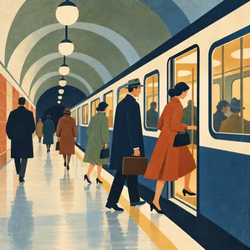 Tranh minh họa từ metro