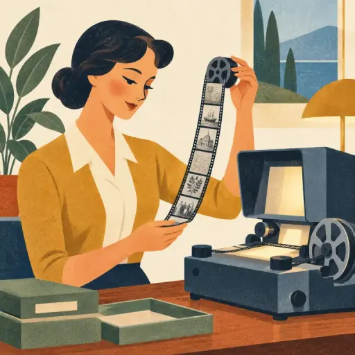 Tranh minh họa từ microfilm