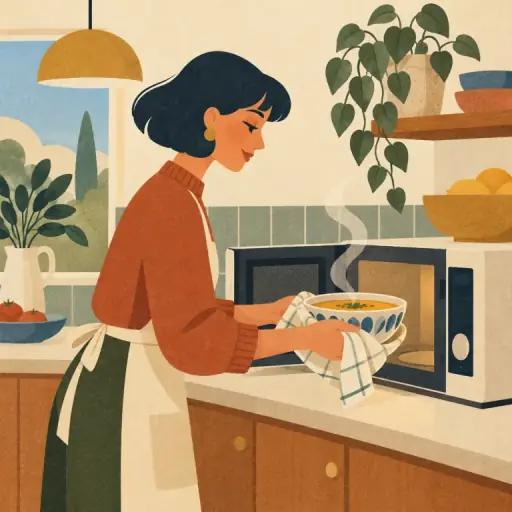 Tranh minh họa từ microwave