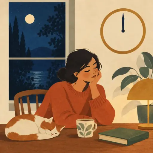 Tranh minh họa từ midnight