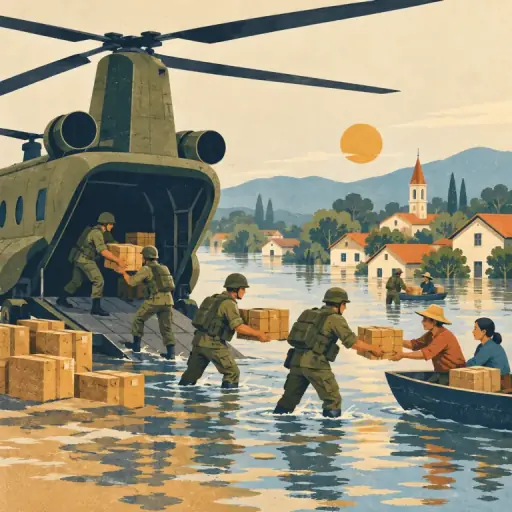 Tranh minh họa từ military