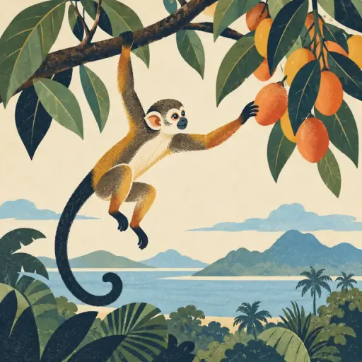 Tranh minh họa từ monkey