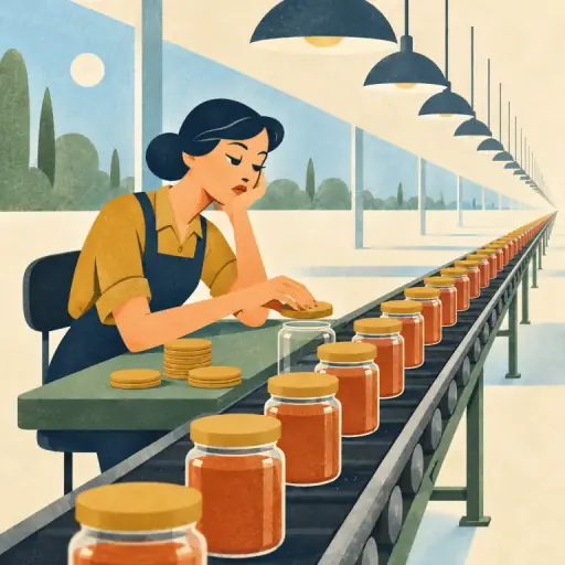 Tranh minh họa từ monotony