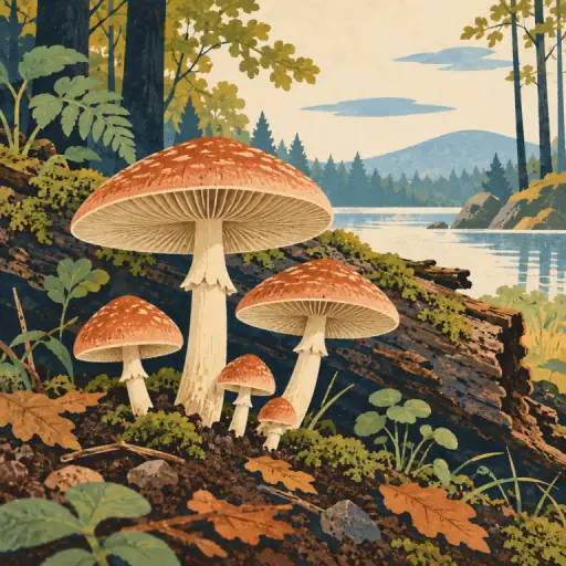 Tranh minh họa từ mushroom