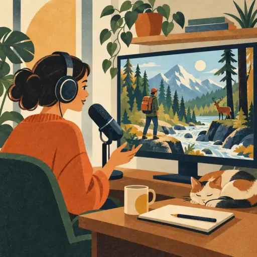 Tranh minh họa từ narrator