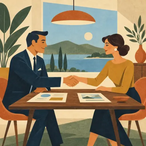 Tranh minh họa từ negotiation