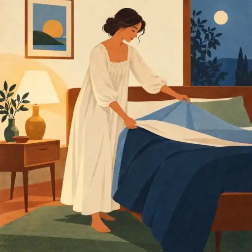 Tranh minh họa từ nightgown