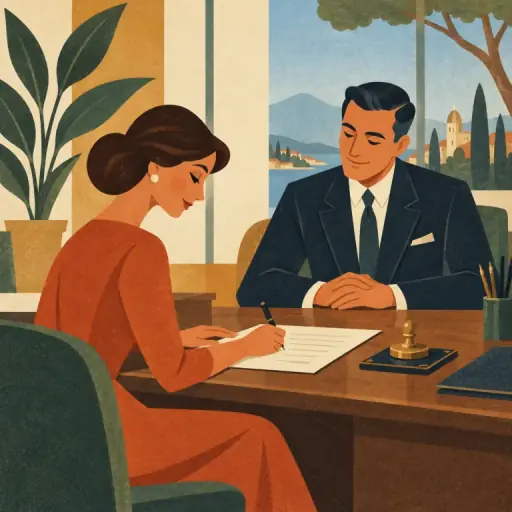Tranh minh họa từ notary
