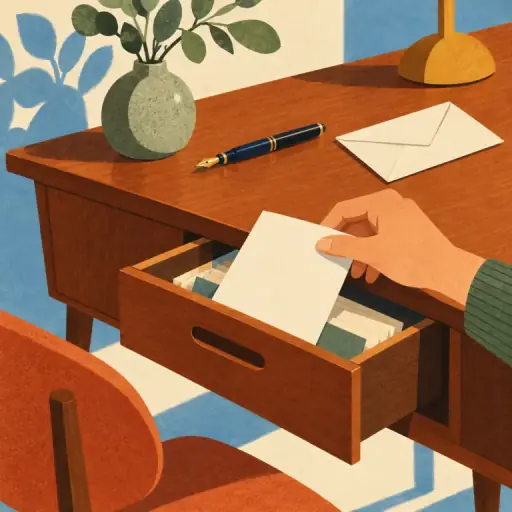 Tranh minh họa từ notepaper