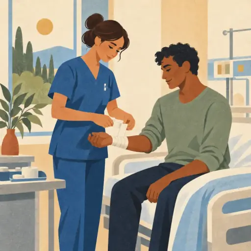 Tranh minh họa từ nurse