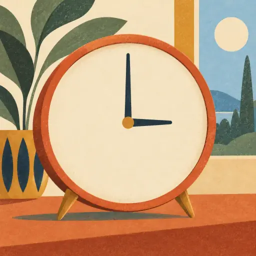 Tranh minh họa từ o'clock