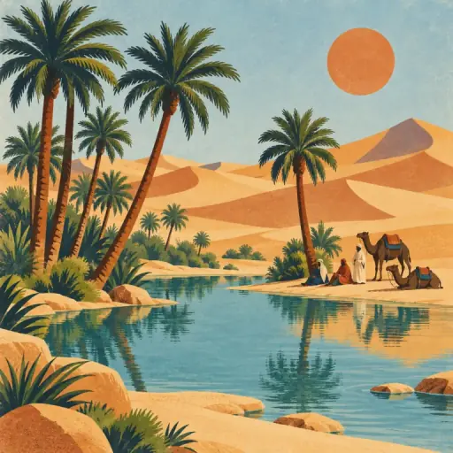 Tranh minh họa từ oasis