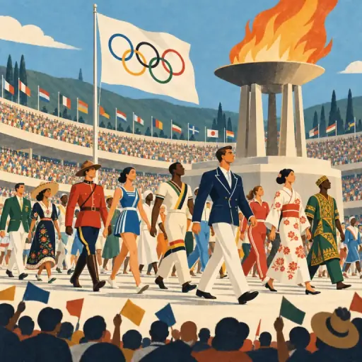 Tranh minh họa từ Olympics