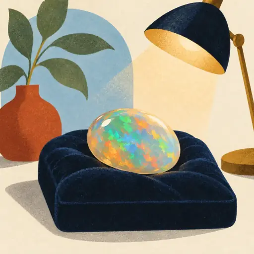 Tranh minh họa từ opal