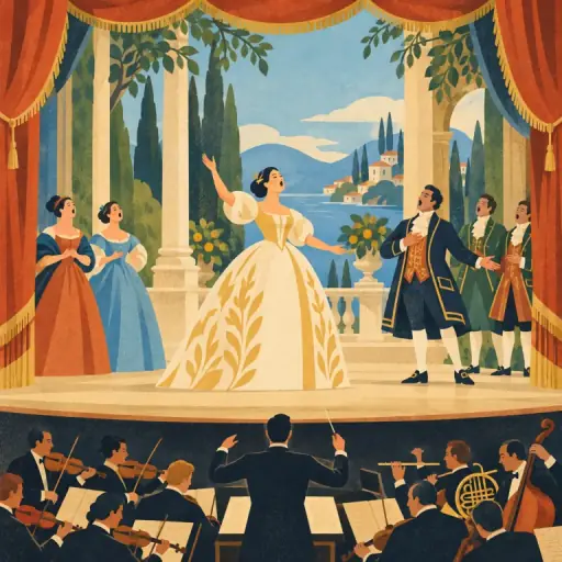 Tranh minh họa từ opera