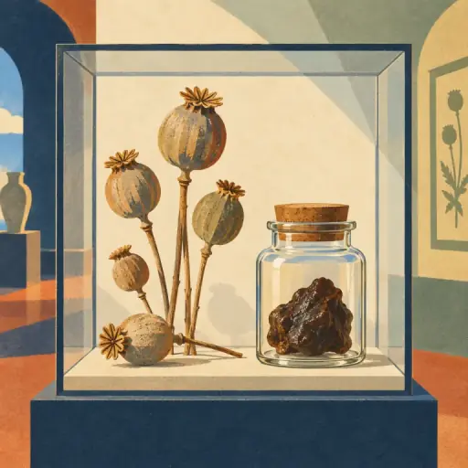 Tranh minh họa từ opium