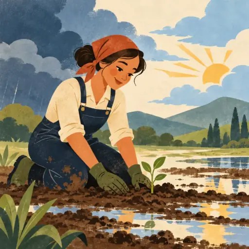 Tranh minh họa từ optimism