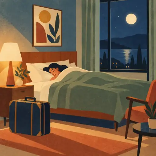 Tranh minh họa từ overnight
