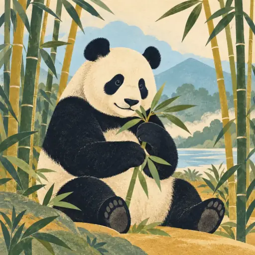 Tranh minh họa từ panda