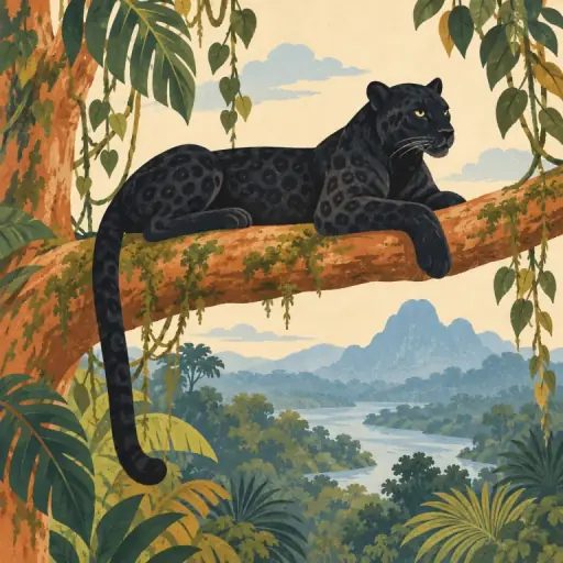 Tranh minh họa từ panther