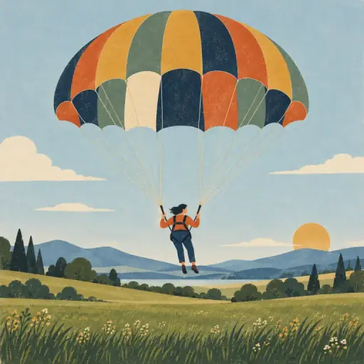 Tranh minh họa từ parachute