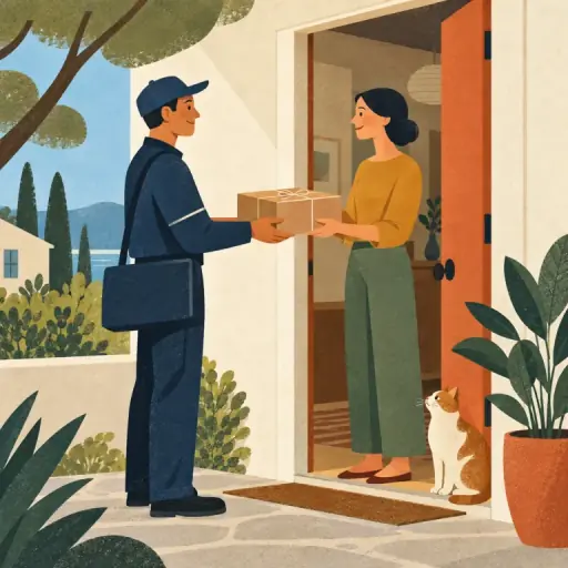 Tranh minh họa từ parcel