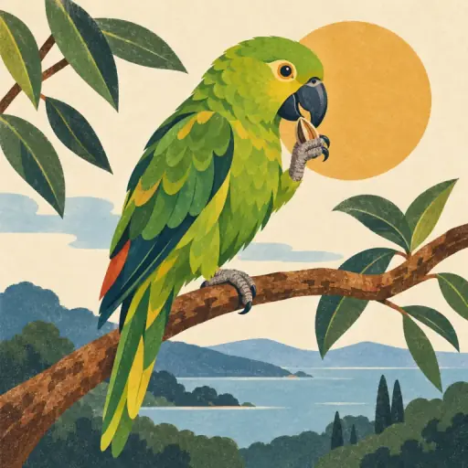 Tranh minh họa từ parrot