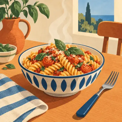 Tranh minh họa từ pasta