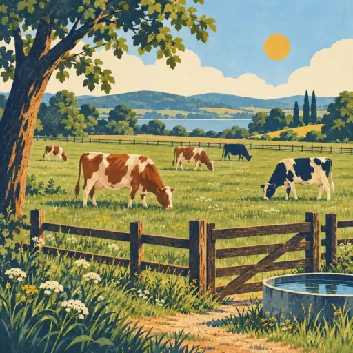 Tranh minh họa từ pasture