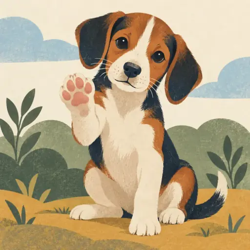 Tranh minh họa từ paw