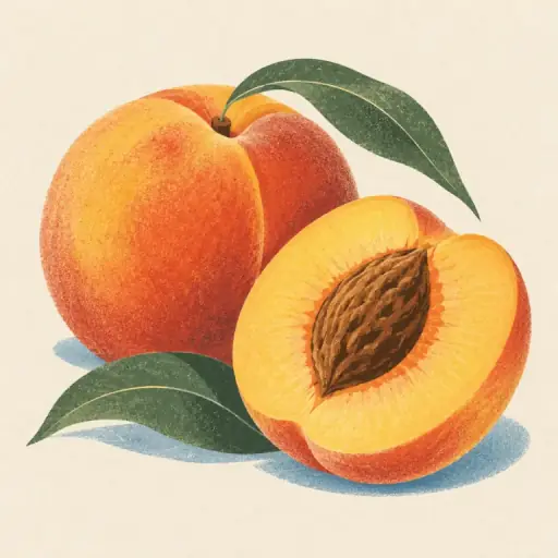 Tranh minh họa từ peach