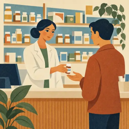 Tranh minh họa từ pharmacy
