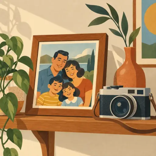Tranh minh họa từ photograph