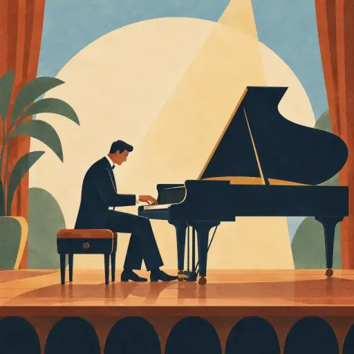 Tranh minh họa từ pianist