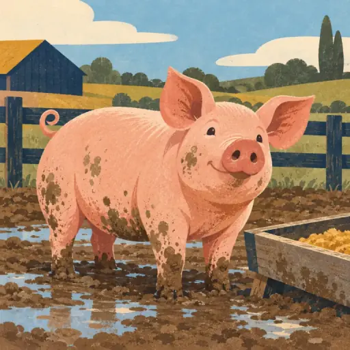 Tranh minh họa từ pig