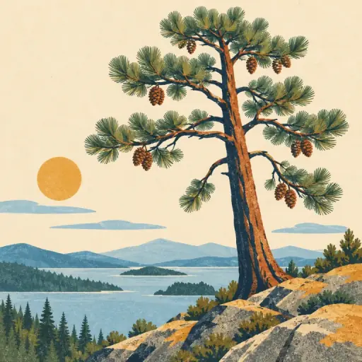 Tranh minh họa từ pine