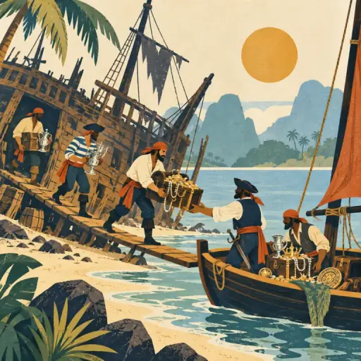 Tranh minh họa từ plunder