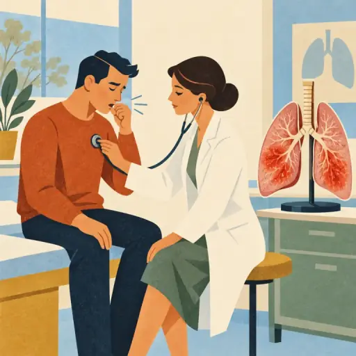 Tranh minh họa từ pneumonia