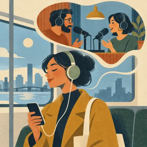 Tranh minh họa từ podcast