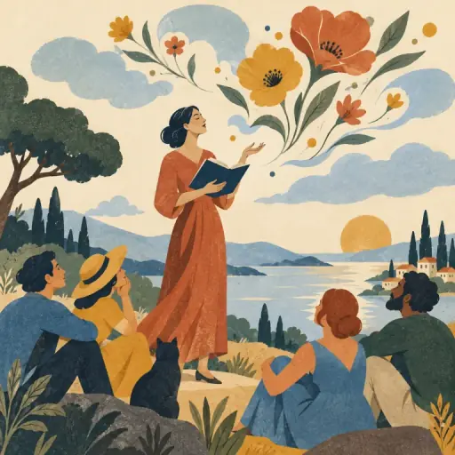 Tranh minh họa từ poetry