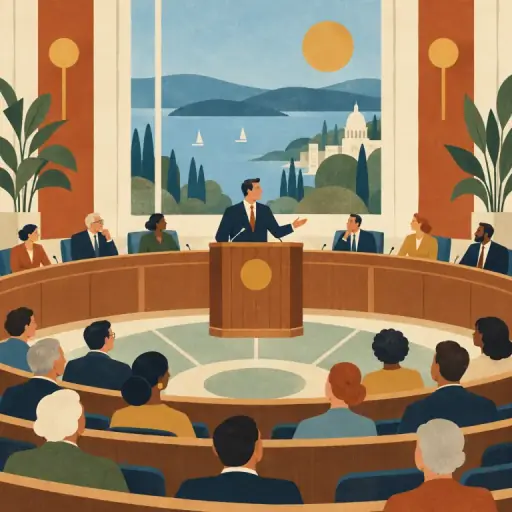 Tranh minh họa từ politics