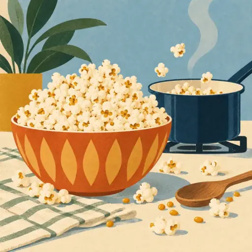 Tranh minh họa từ popcorn