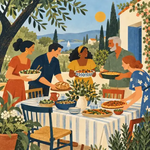 Tranh minh họa từ potluck