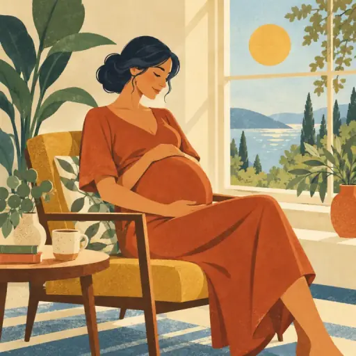 Tranh minh họa từ pregnancy