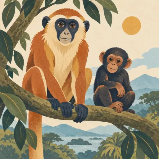 Tranh minh họa từ primate