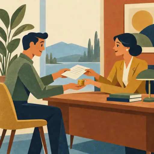 Tranh minh họa từ promissory