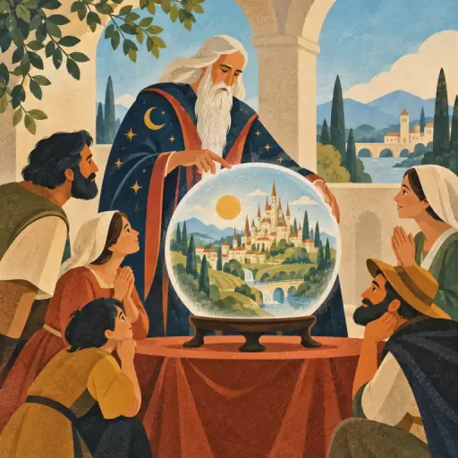 Tranh minh họa từ prophesy