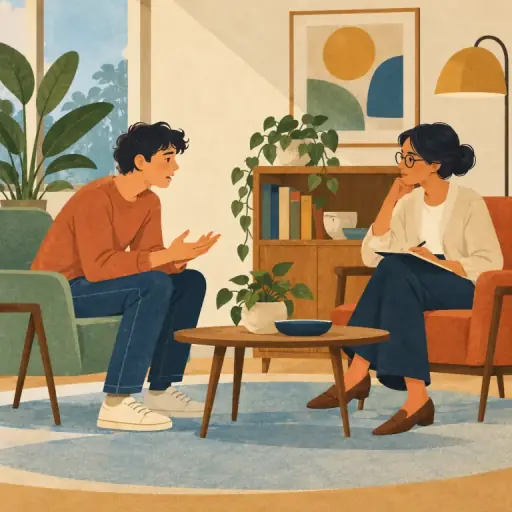Tranh minh họa từ psychologist
